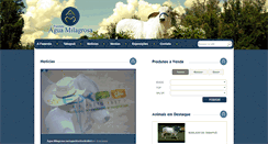 Desktop Screenshot of aguamilagrosa.com.br